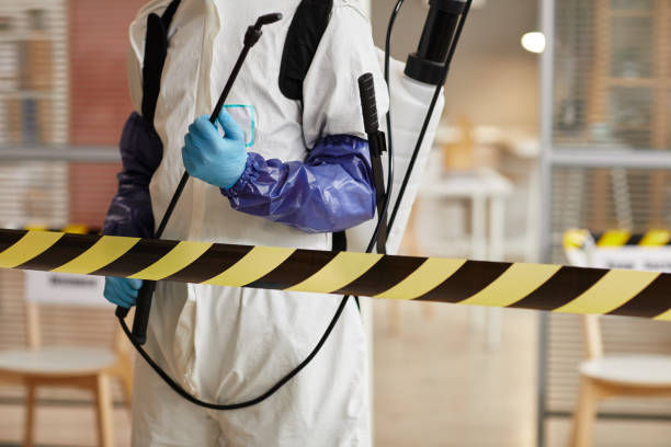 Professional Trauma Scene Cleanup technician working in Comstock Park, MI